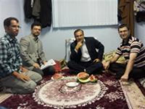 بازدید سرزده رئیس دانشگاه از خوابگاه پسران بوستان انقلاب