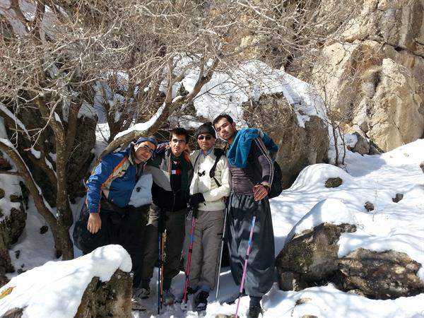 صعود تیم کوهنوری دانشجویان پسر دانشگاه علوم پزشکی کرمانشاه
